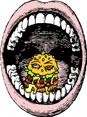 Din mad kan ødelægge - eller redde - kloden. Illustrationer Pixabay. Collage Sciencejournalist.dk.